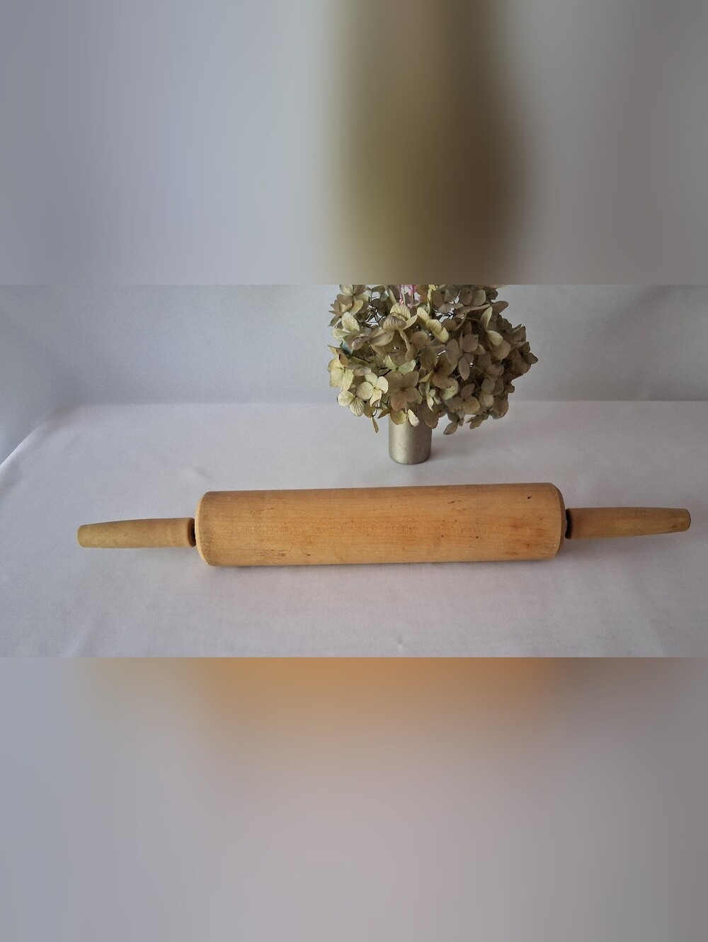 Vintage Wooden Rolling Pin - Long Handles - Decor or For Use!